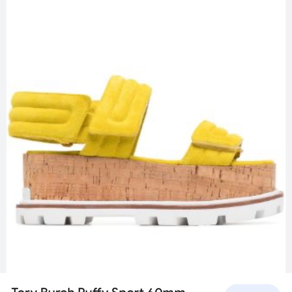 Tory Burch -Platform Yellow Sandal - Picture 8 of 8